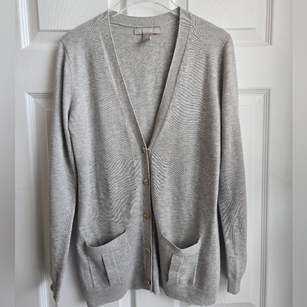 Banana Republic Gray Cardigan Sweater
